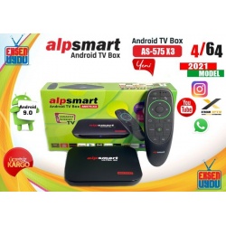 AlpSmart AS575-X3 Android 9.0 4K Tv Box - 4 Gb Ram, 64 Gb Hafıza